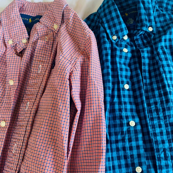 Boys Ralph Lauren plaid button down shirts - Picture 1 of 6